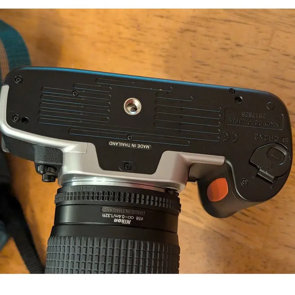 Nikon N65 35mm Film Camer, Lens, Case. Strap